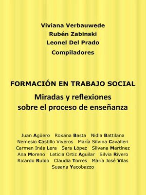 cover image of Formación en Trabajo Social